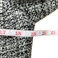 Talbots WOOL BLEND Black and White Tweed Blazer Size 6