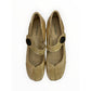 Josef Seibel Tan Distressed Leather Cara Mary Jane Pump Size 37