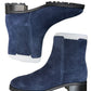 Talbots New Navy Blue Tish Suede Ankle Booties Size 6.5
