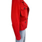 cabi The Little Red Knit Jacket Size 14