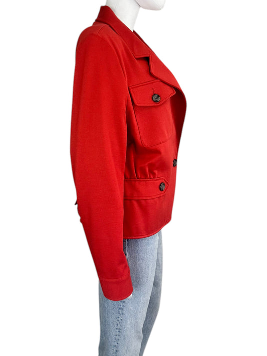 cabi The Little Red Knit Jacket Size 14