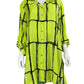 JOHN MARK NWT Neon Green Tunic Button Down Shirt Size L