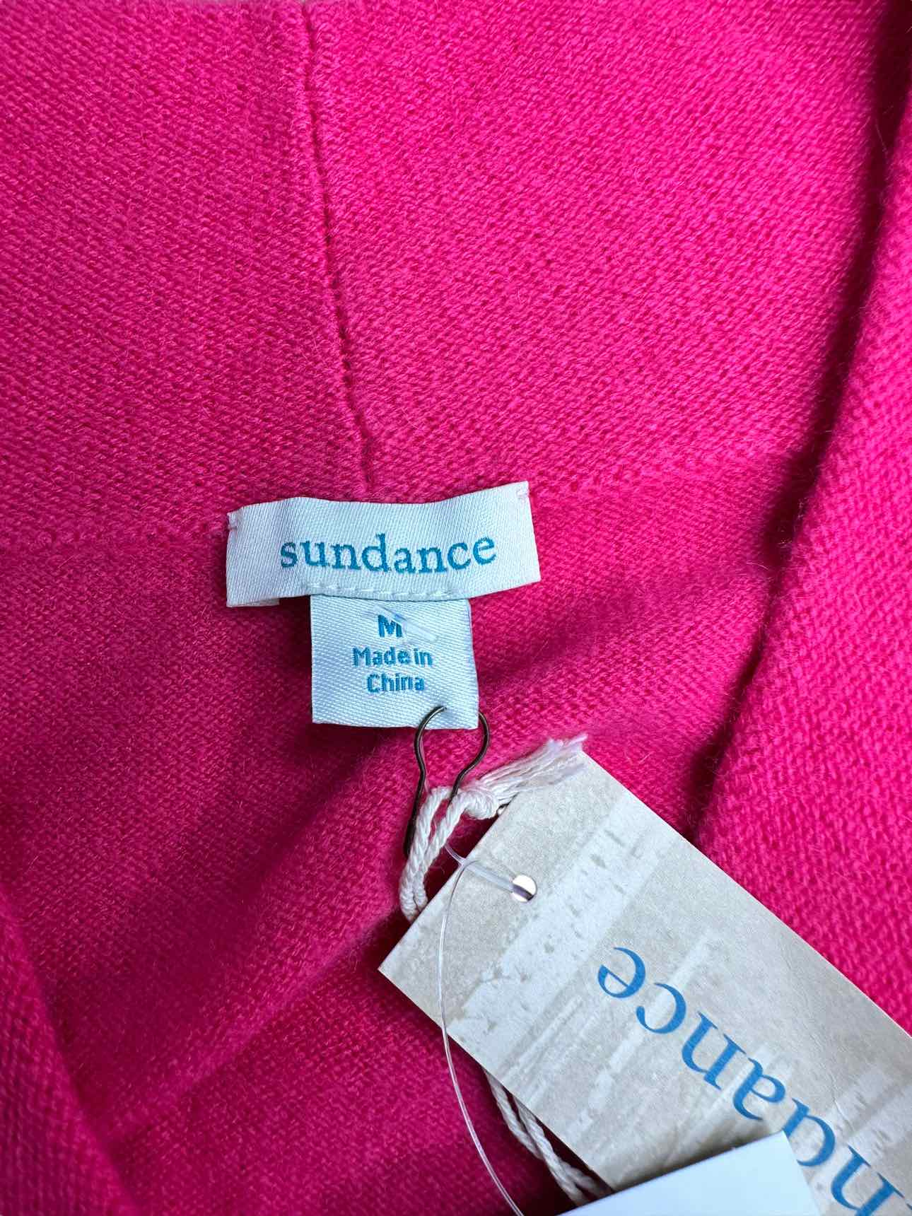 sundance NWT 100% Cashmere Pink Sweater Size M