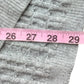 Evolution By Cyrus NWT Aneesa Gray Cable Knit Sweater Size S
