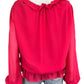 Haute Hippie Hot Pink Blouse Size M