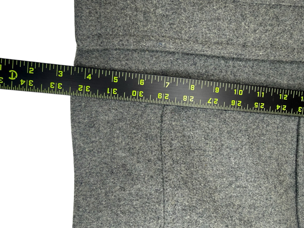 J. Crew Gray Vail Wool Blend Hooded Parka Size 10