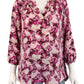 MAX STUDIO Pink 100% Silk Blouse Size S