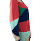 Chico's NWT Colorblock Sweater Cardigan Size L