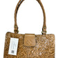 Patricia Nash Tan Floral Designer Handbag