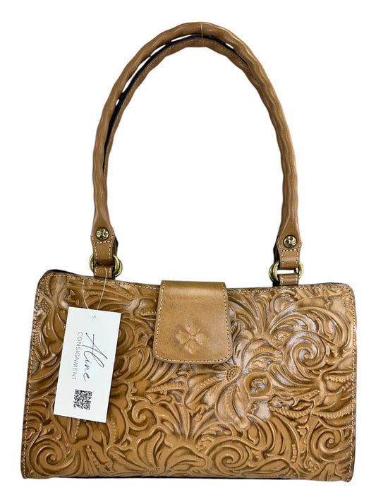 Patricia Nash Tan Floral Designer Handbag