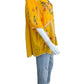 Johnny Was Yellow Button Down Size XXL