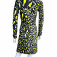 Diane von Furstenberg Leopard Print Silk Wrap Dress Size 4