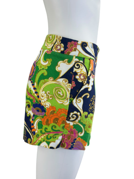 NWT TRINA TURK Multicolor Pattern Shorts Size 10