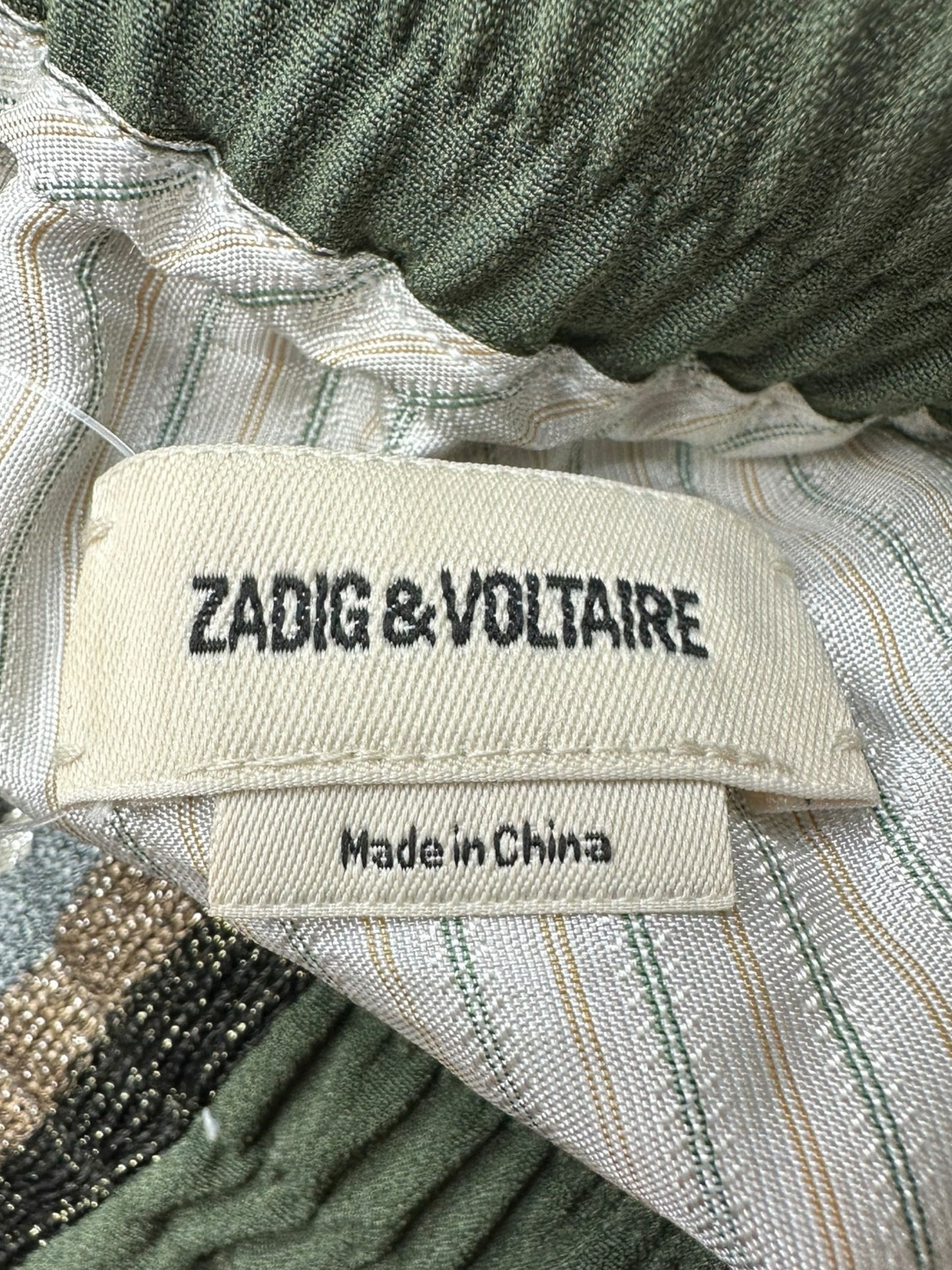 ZADIG & VOLTAIRE Green Pants Size 40