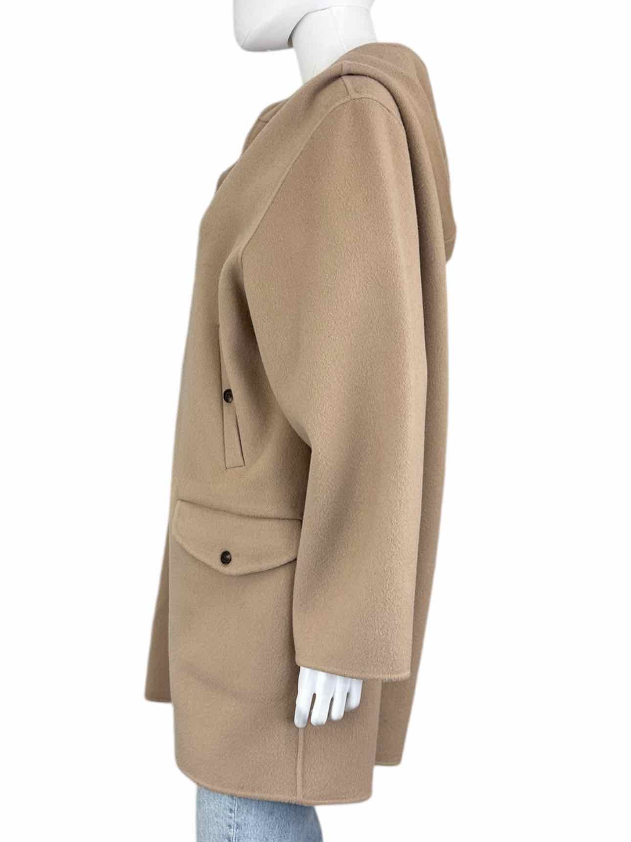 NWT Theory Tan Cashmere Parka Size L