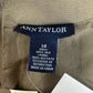 Ann Taylor NWT 100% Silk Green Midi Skirt Size 14
