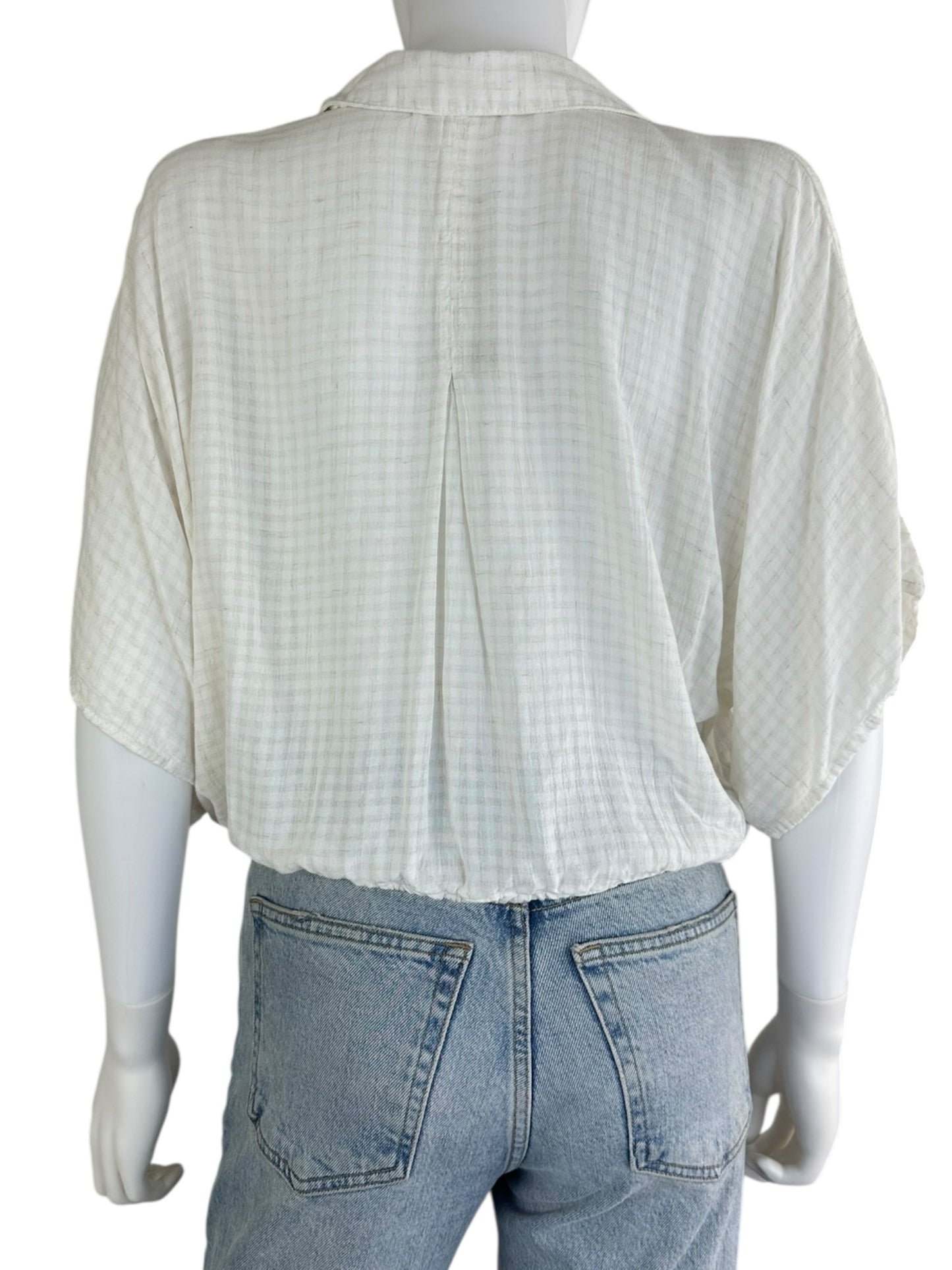 bella dahl White Button Down Size M