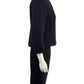 TAHARI Black Skirt Suit Size 4