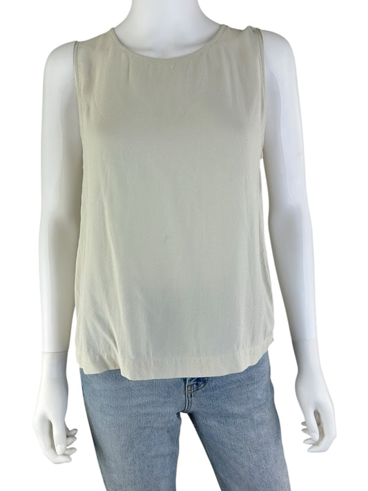 EILEEN FISHER Tan 100% Silk Tank Size S