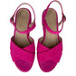 Kate Spade New York Pink Bunton Suede Platform Sandals Size 6