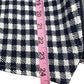 Chico NWT Navy Houndstooth Blazer Size M