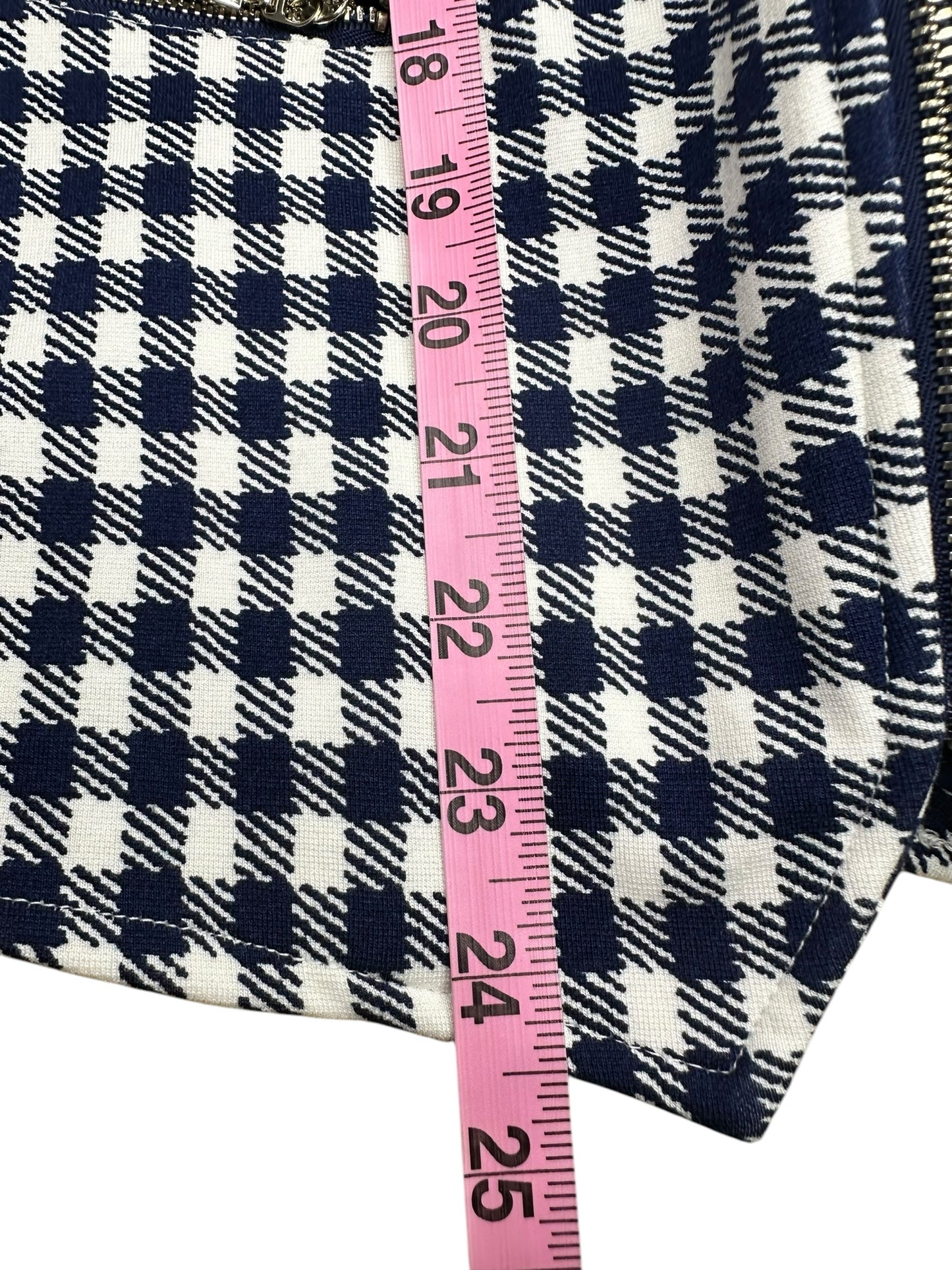 Chico NWT Navy Houndstooth Blazer Size M