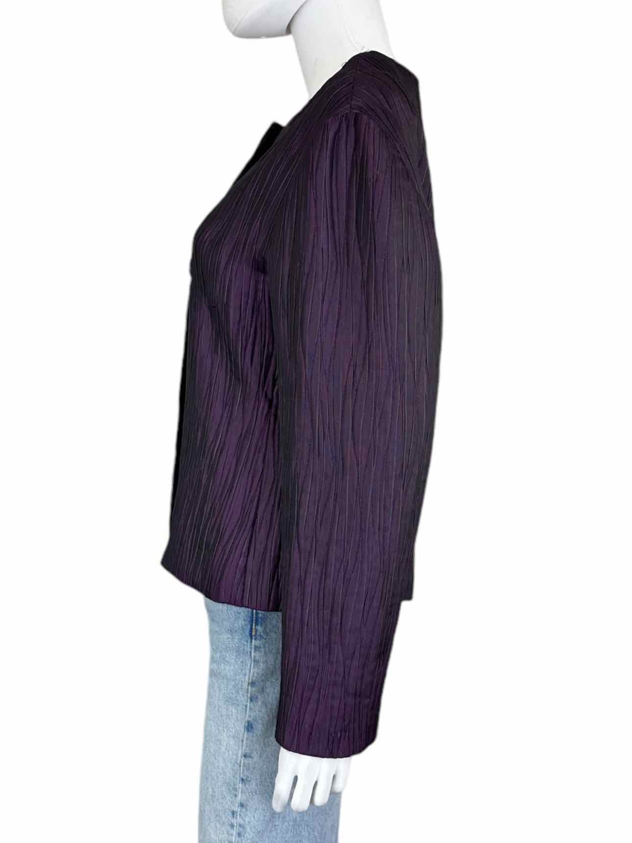 LAFAYETTE 148 NEW YORK Purple Long Sleeve Dress Jacket Size L