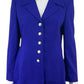ESCADA Purple Virgin Wool Dress Jacket Size M