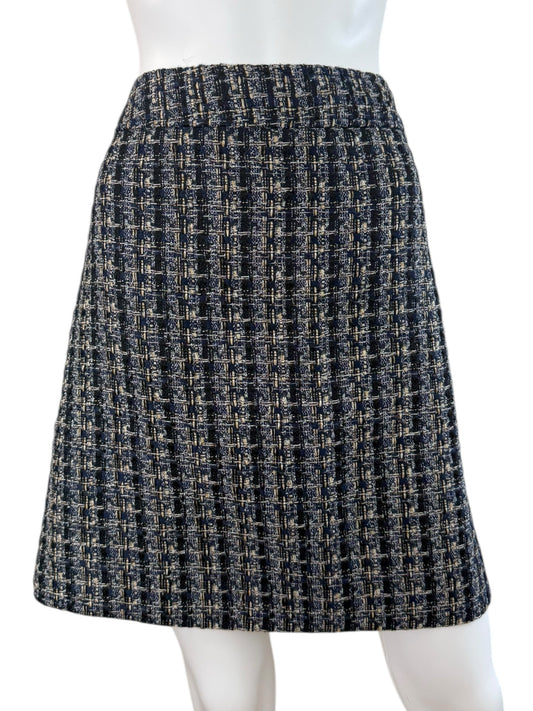 J. Crew Black Navy White and Cream Skirt Size 14
