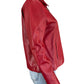 ADLER Red Lamb Leather jacket Size M