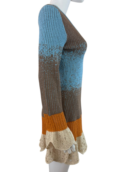 YOHERS NWT Textured Harmony Linen Blend Sweater Dress Size M