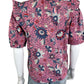 LOFT Pink And Blue Blouse Size XS
