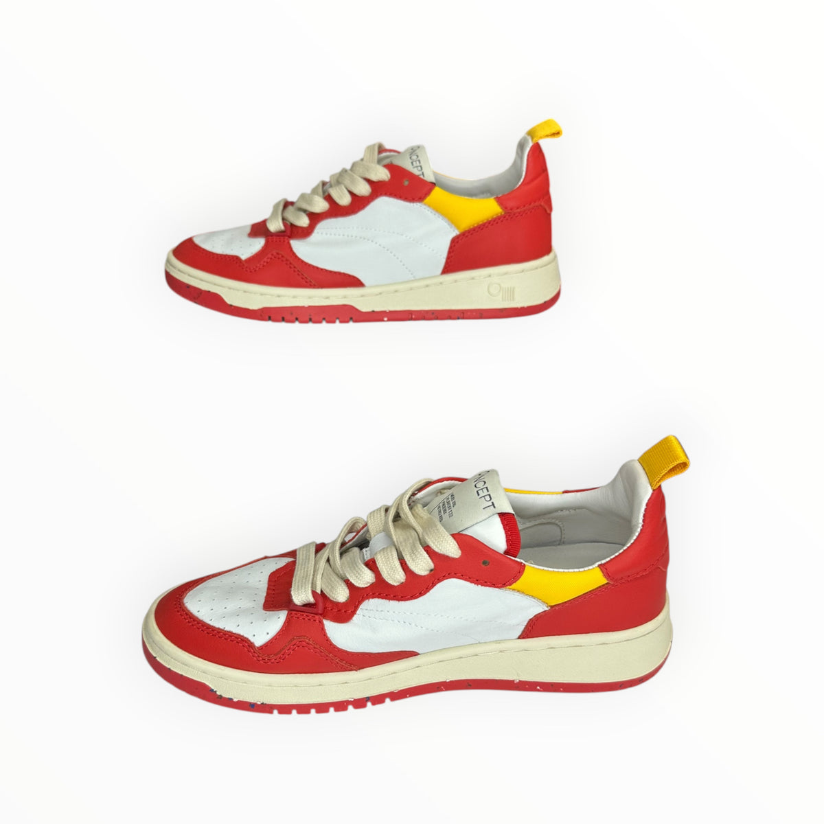 Oncept NEW Phoenix Retro Red Sneakers Size 7