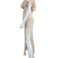 Spell Cream Crochet Knitted Maxi Dress Size XS