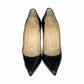 Christian Louboutin Hot Chick 100 Black Patent Pump Size 37