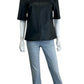 Ann Taylor Black Blouse Size M