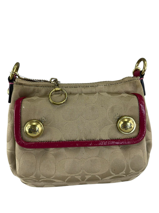 coach Tan Monogram Crossbody