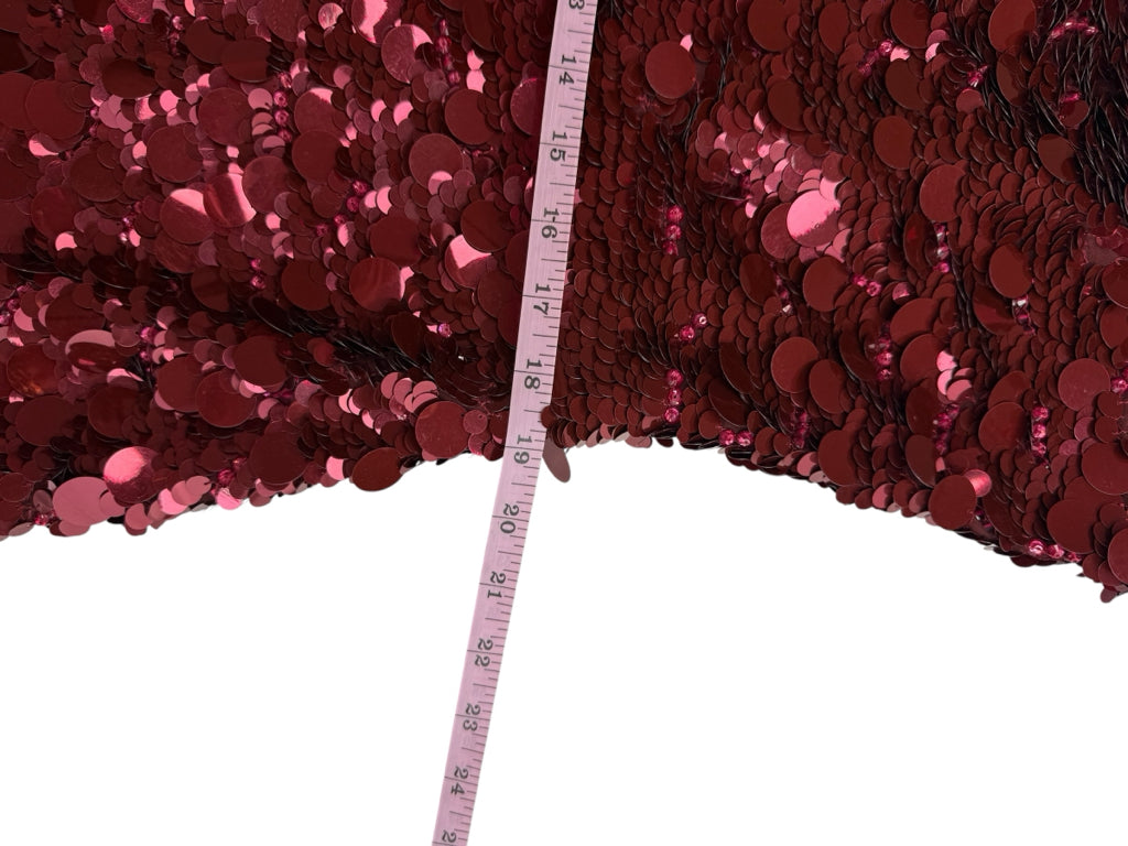 RETROFETE NWT Red Mulberry Sequined Nolia Strapless Formal Dress Size XXL