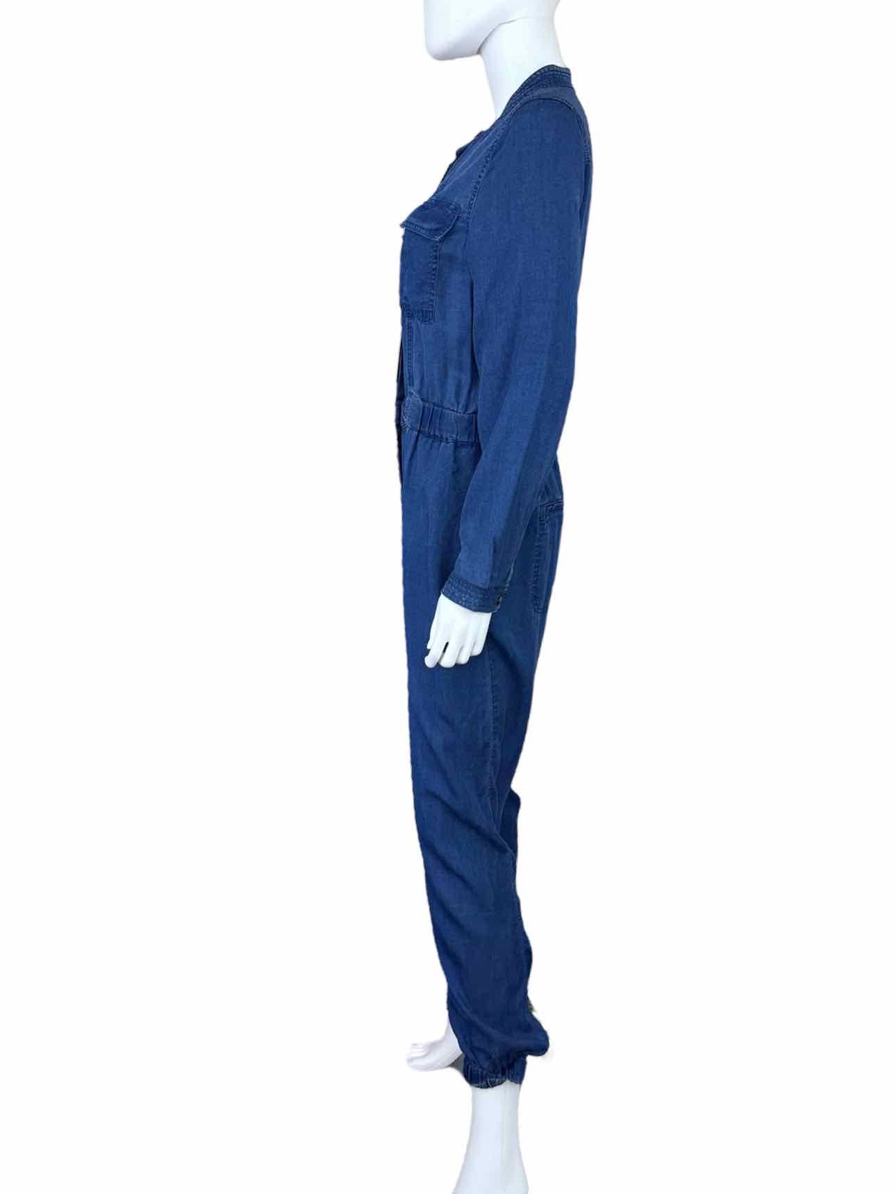 BANANA REPUBLIC Blue Denim Jumpsuit Size 8