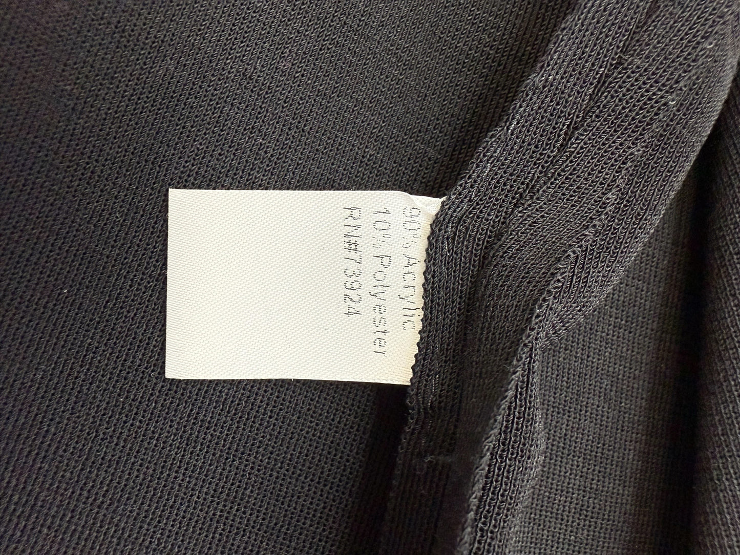 MISOOK Black Knit Dress Jacket Size S