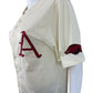 Nike Dri-Fit Cream Razorback Replica Baseball Jersey Size S