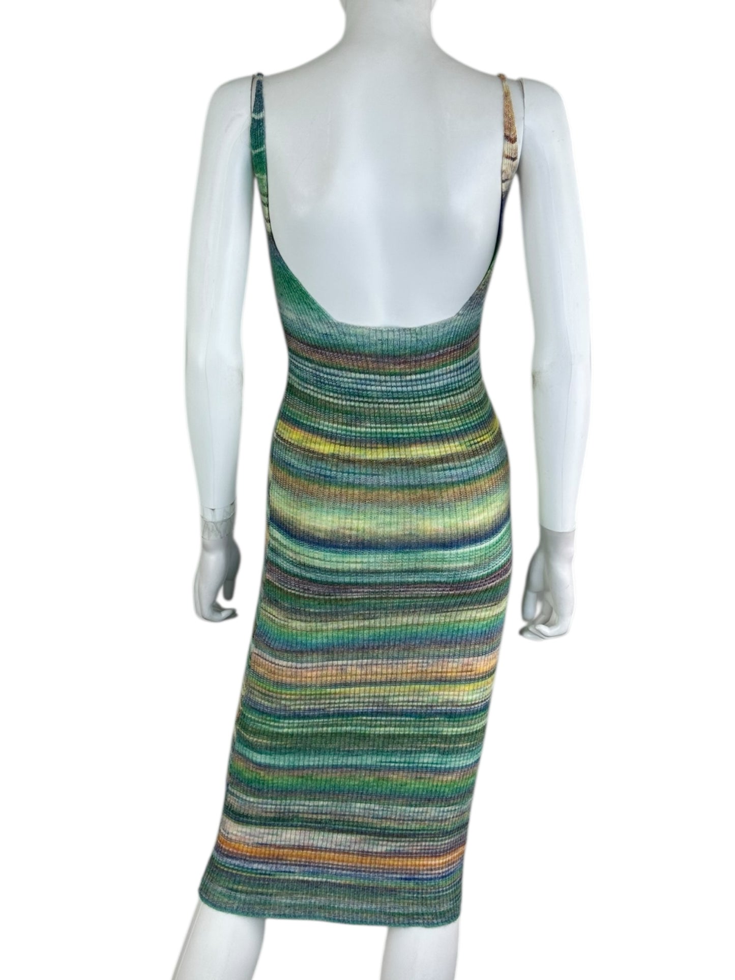 Paloma Wool Multicolor Knit Maxi Dress Size M