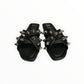 Christian Louboutin Black Miss Spika Club Slide Size 37.5