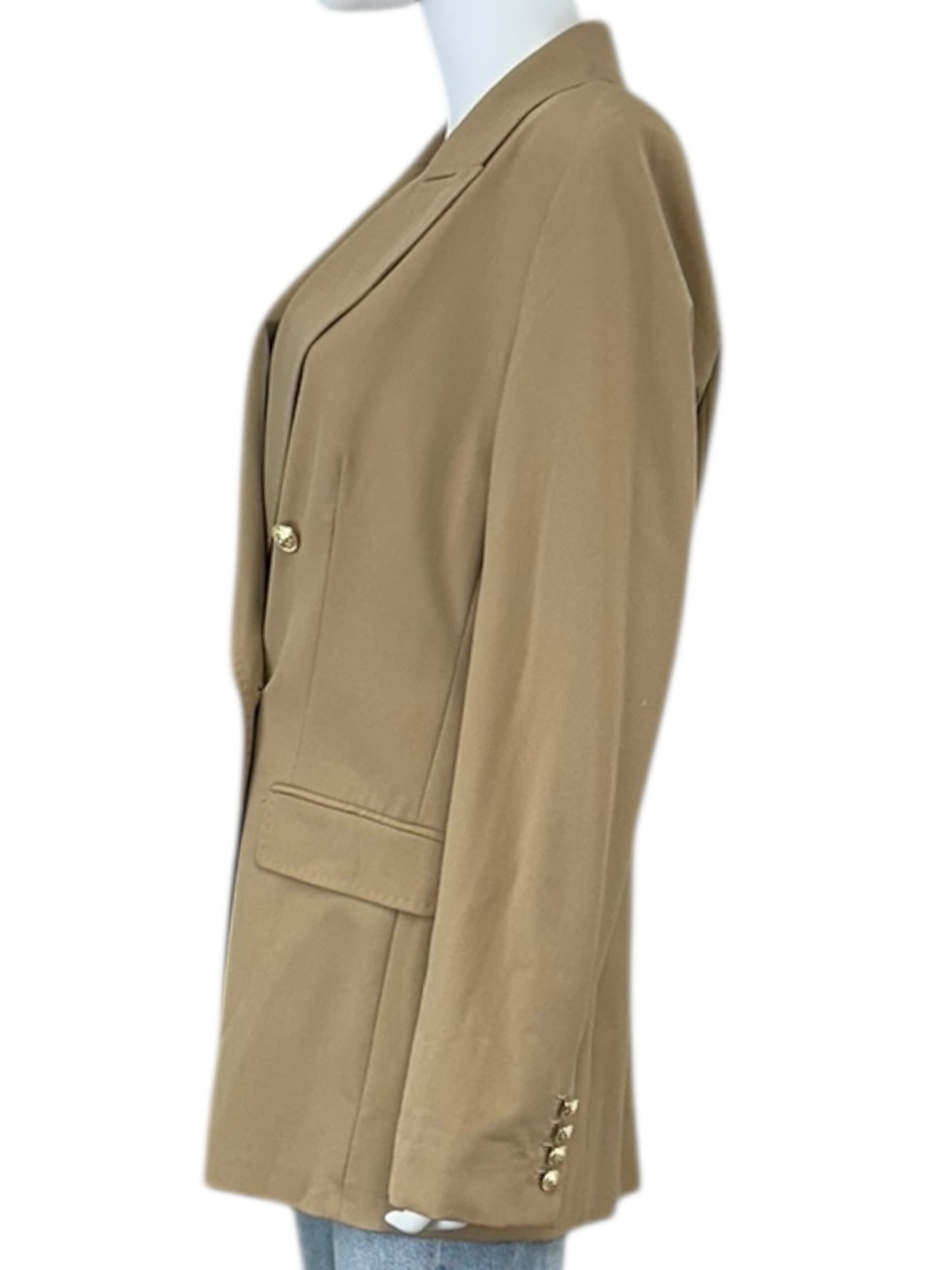 MARELLA Brown Angelo Double Breasted Blazer Size S