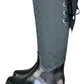 coach Black Rainboot Size 8