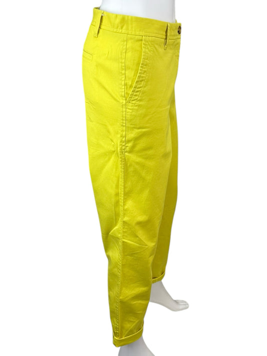 Talbots NWT Yellow Supersoft Chino Size 6