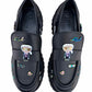 KARL LAGERFELD PARIS Gaston Pins Leather Loafers Size 9.5