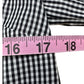 J. Crew Black Gingham Check Button-Down Size 4