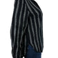 Chelsea & Violet NWT Black Striped Button Down Shirt Size M