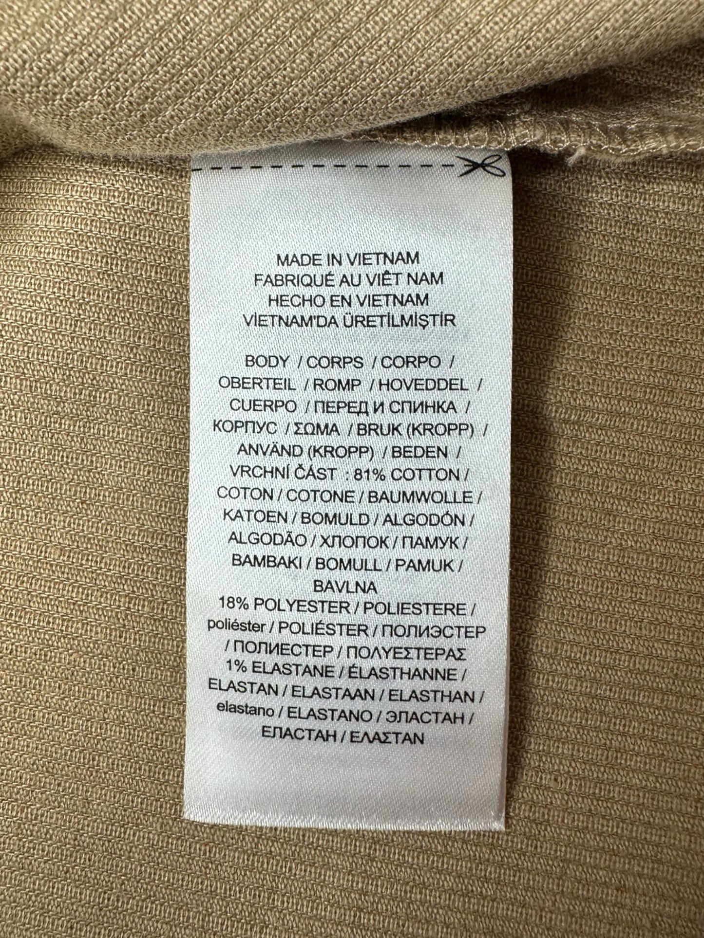 LAUREN Ralph Lauren NWT Camel Corduroy Shirt Dress Size 10